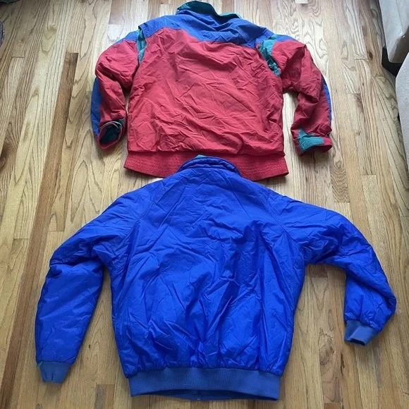 Men's Vintage 90's Columbia Radial Sleeve Color Block 3 In 1 Winter Jacket Sz XL